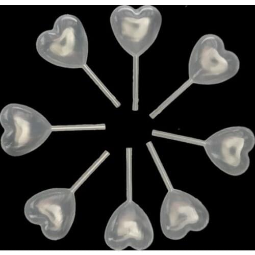 50pcs 4ML Pipette Dropper Love Heart Jelly Milkshake Disposable Dropper Cake Straws Cream Injection Cake Baking Tools Cocina