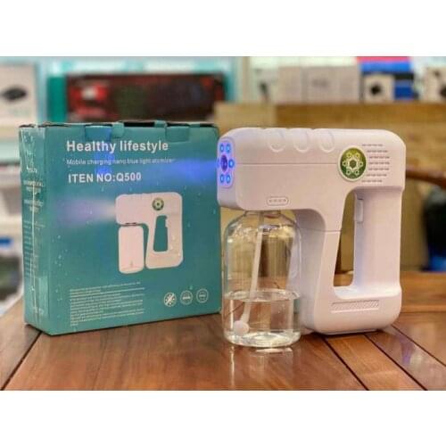 Atomization Nano Spray Gun Atomization Sterilizing For Home Office Wireless Electric Sanitizer Q500 Disinfection Gun Wireless