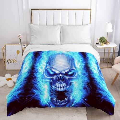 Skull Deadpool lady Duvet cover Quilt/Blanket/Comfortable Case 140x200 240x220 Queen King Single Bedding for Home Ghost fire