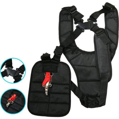 Adjustable Strimmer Double Breasted Shoulder Harness Strap For Brush Cutter Mower Trimmer Padded Belt Garden Protection Panel