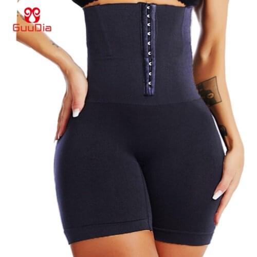 GUUDIA High Waist Tainer Body Shaper Panties Thigh Slimmer Boyshorts Shapewear Waist Cincher Seamless High Postpartum Panties