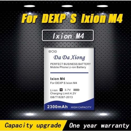 High quality 2300mAh Ixion M4 Battery For DEXP S Ixion M4" M 4" Phone battery