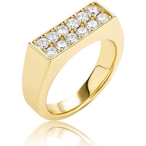 Wolf Tide Rings With Cubic Zirkonia For Women