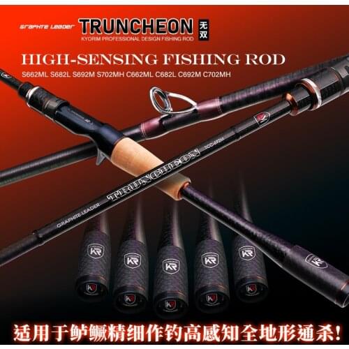 Japan Fuji lure fishing casting spinning rods1.98m2.1m carbon ultralight Superhard L/ML/M/MH Action Fast Action Striped bass rod