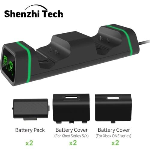 Controller Charger for Xbox s/x with 2 Rechargeable Battery Packs for Xbox Charging Station