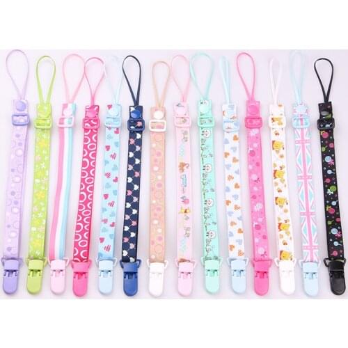 Baby Pacifier Clip Baby Pacifier Chain Dummy Clip Nipple Holder for Nipples Children Kids Pacifier Clips Teether Anti-drop Ropes