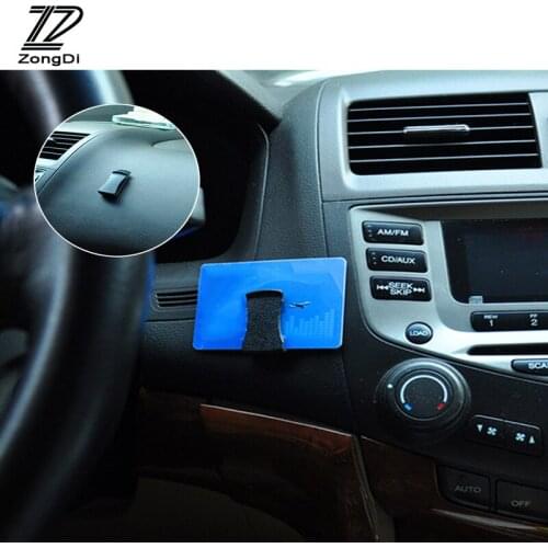 ZD 1pcs car styling Multifunctional Card Glasse Clip Holder for Alfa Romeo Chevrolet Aveo Captiva Ford Focus Fiesta Mondeo 2017