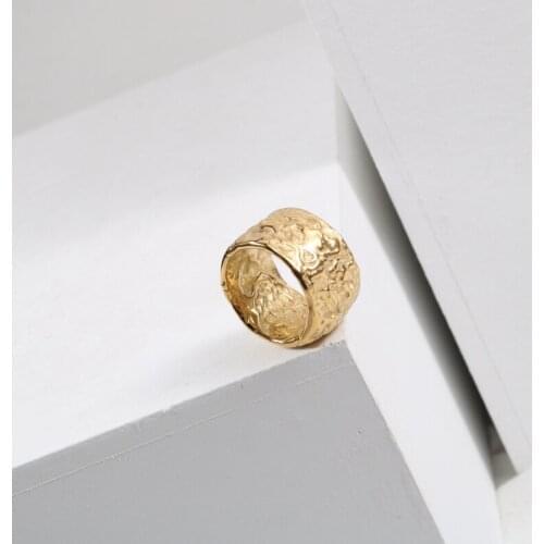 Stainless Steel Geometric Irregular Design Fashion Female Minimalist Ring For Women Gift Wedding Boho Accessories Jewellery