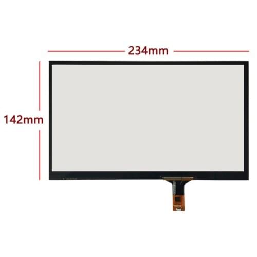 234*142 10.1 inch universal flat DVD navigation 10.1 inch capacitive touch screen, free delivery