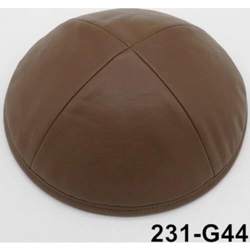 FauxLeatherKippot19cmKippaYarmulkeKipaJewishCapKippahKulliesBeaniesJewishHatSkull