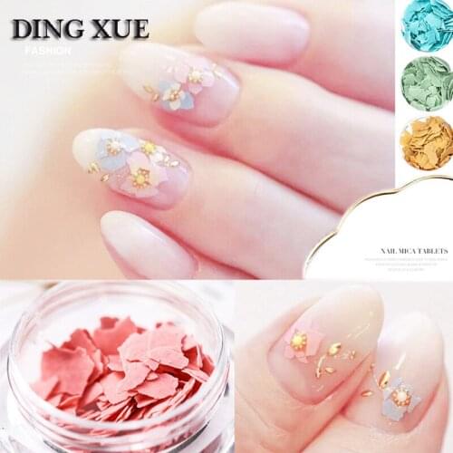 1 Bottle Nail Art Glitter mix color & size DIY Irregular Sequins Manicure Nail Art Decoration Flakes Glitter Tips D0016