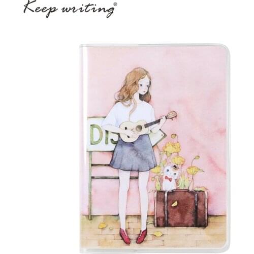 A6 color weekly agenda Cute small notepad journal Student notebooks 56 sheets simplicity book Fresh styles planner Stationery
