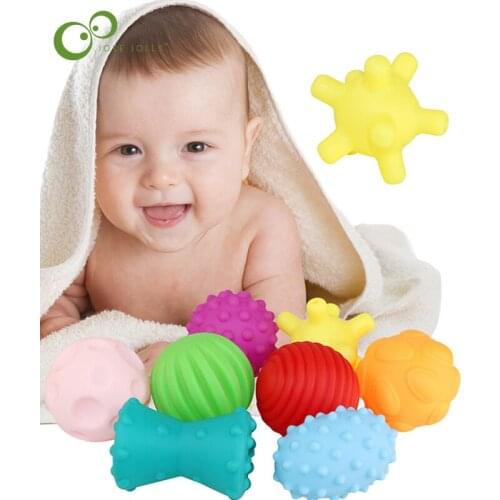 Baby Hand Catiching Massage Ball Children Early Educational Bathing Spray Toys Pressing Sounding Soft Colorful Bathing Toy DDJ