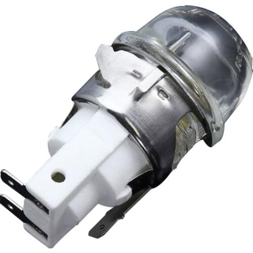 E14 2501 Oven Lamp Holder Oven Head High Temperature of 300 Degrees Oven Cover With 15W Light Bulbs