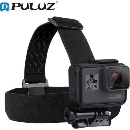 PULUZ Elastic Mount Belt Adjustable High Quality Head Strap for GoPro NEW HERO 9 8 7 6 5 Sjcam Xiaoyi Action Camera Accessories