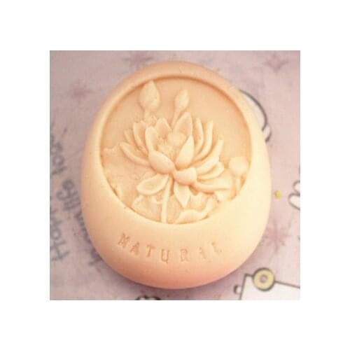 Handmade soap mold/silicone mold/soap die/silica gel soap die lotus