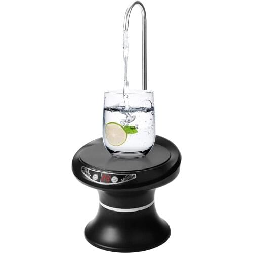 Pump Gallon Electric, Rechargable, Automatic, Carboy Water Pump With Stand Usb