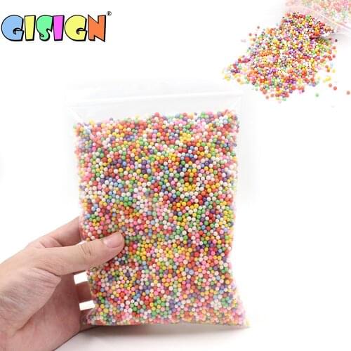 Clay Foam Balls Filler for Slime Beads Colorful Snow Charms Addition Mud Particles Slime Accessories Antistress Toys Supplies