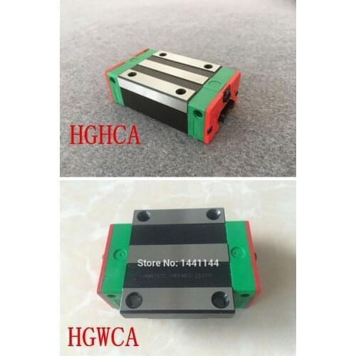 HGH15CA HGW15CC HGH20CA HGW20CC HGH25CA HGW25 HGH30 HGW30 slider block use for HGR linear guide CNC parts