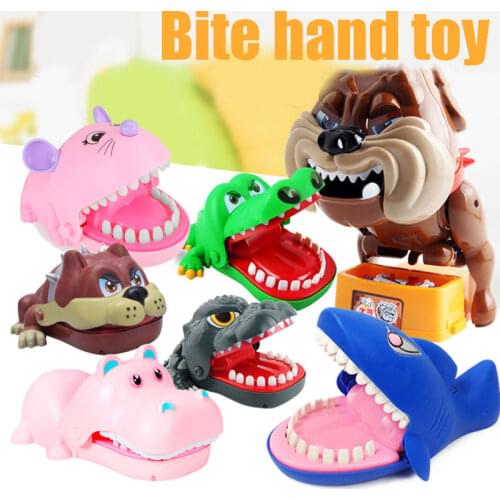 Mouth Bite Finger Toy Large Crocodiles Pulling Teeth Bar Games Toy Kids Funny Toy for Children Gift Big Shark Dog NSV775