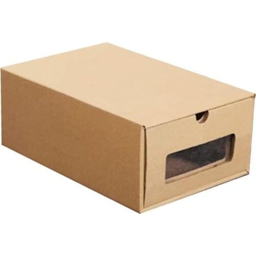 Cardboard Shoe Box Waterproof Storage Socks Stationery Toys Underwear Stackable
