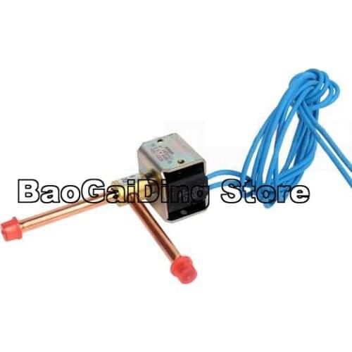 FDF-2A / FDF-3A / FDF-4A / FDF-6A / FDF-8A Mini-flow Copper Refrigeration System N.C Right Angle 2-way Solenoid Valve AC220V