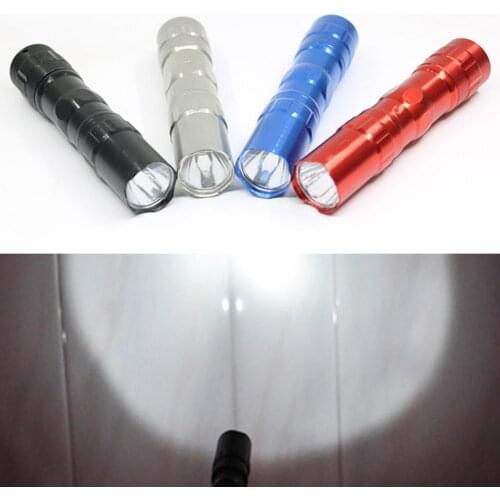Mini Flashlight Keychain Outdoor Camping Portable Aluminium Alloy Super Bright Flashlight LED Torch Light Lamp Key Holder
