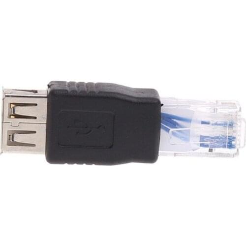10 Pieces USB Female To RJ45 Male Ethernet LAN Network Router