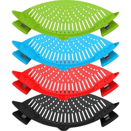 Kitchen Sink Strainer Drain Vegetable Fruit Drainer Basket Suction Cup Sponge Rack Storage ToolSink Filter Shelf