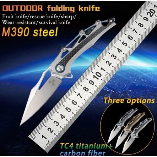 Folding knife pocket survival EDC utility outdoor camping hunting tactics sharp household fruit knives Christmas knives fishing