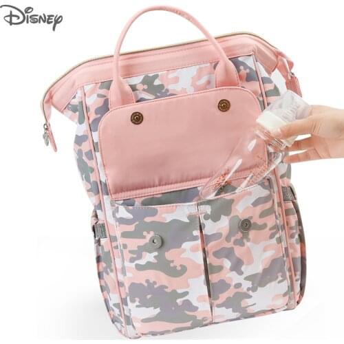 Disney Diaper Bags for Mom Waterproof Large Capacity Maternity Backpack Bebe Baby Care Mummy Nappy Bag Travel Stroller Bags