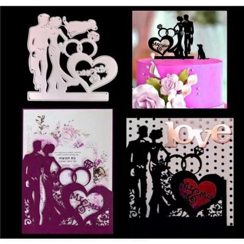 Wedding, greeting card Metal Cutting Dies for DIY Scrapbooking Album Paper Cards Decorative Crafts Embossing Die Cuts