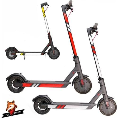 Scooter Reflective Decals Electric Bike Stickers for M365 Electric Scooter Skateboard Accessories