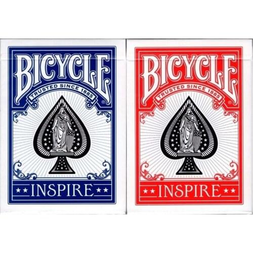 Bicycle Inspire Playing Cards Marked Deck USPCC Collectable Poker Magic Card Games Magic Tricks Props for Magician
