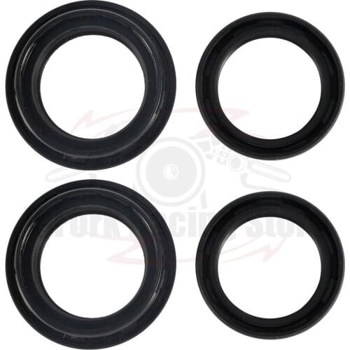 Fork Oil Sealsx2 & Dust Sealsx2 4PCS SET For YAMAHA XT225 Serow 1989-1995 1990 1991 1992 1993 1994