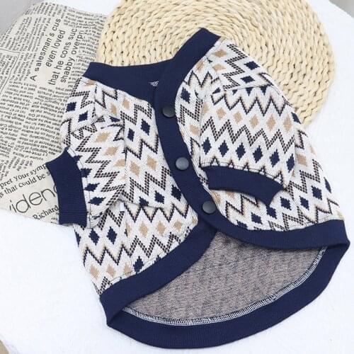 French Bulldog Clothes Winter Winter Dog Sweater Coat Outfit Garment Poodle Bichon Schnauzer Pug Dog Clothing Cardigan Dropship