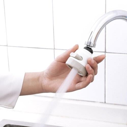 1PCS Faucet Booster Extender Water Saving Nozzle Faucet Connector 360 Degree Adjustable Faucet Extenders Kitchen Accessories