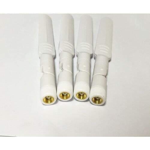 100PC Wifi Antenna dual band 2.4Ghz 5Ghz 8dbi high gain Omni RP-SMA connector rotatable White color oars flat aerial Wholesale