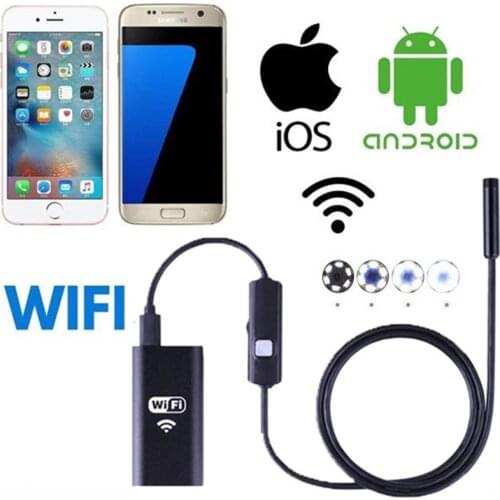 1080P 8mm WIFI Endoscope Camera for Cars,endoscope for Android IOS Smartphone USB Mini Camera Endoscopio Endoscope for Iphone