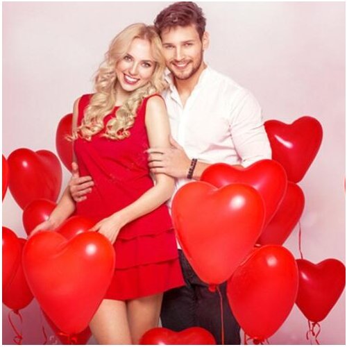 20Pc Red Pink Balloons 10Inch Love Heart Latex Balloons Wedding Helium Balloon Valentines Day Birthday Party Inflatable Balloons
