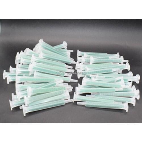 250pcs 1:1 Epoxy Adhesive Gun Applicator Mixer Mix Mixing Nozzle AB Glue Acrylic Glue Structural Adhesive Static Mixing Nozzle