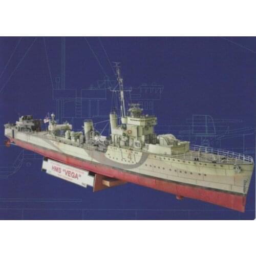 Warship hms Vega 3d Paper diy
