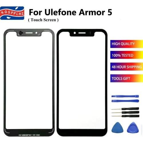 5.85" Mobile Phone Touchscreen For Ulefone Armor 5 Touch Screen Glass Panel Outer Glass For Ulefone Armor5 Smartphons Repair