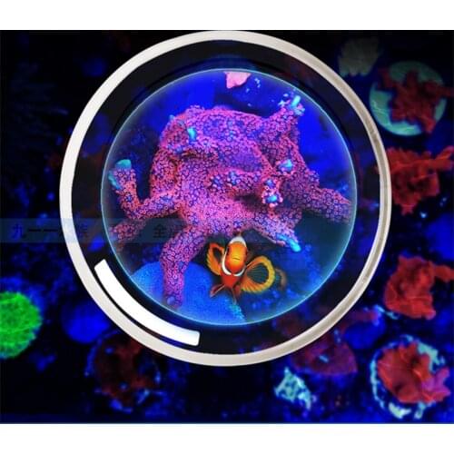 Aquarium marine reef tank tools SPS LPS Aquarium viewing mirror water magnifying glass water surface observation photography