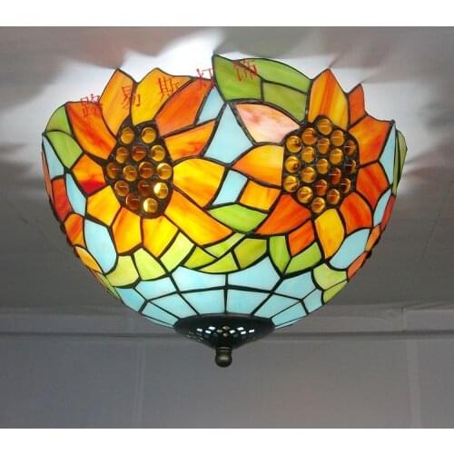 American modern sunflower ceiling glass exterior lighting balcony bedroom children kitchen garden decoration Porch corridor lamp