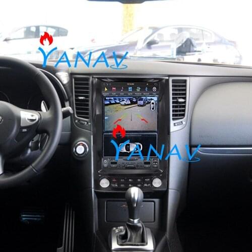 Car stereo 12.1 inch Tesla style Car GPS navigation For- infiniti fx50 2010 auto vertical screen Multimedia dvd Player 4+64GB