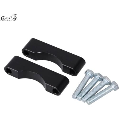 Motor Black Aluminum Front Fender Spacer Riser Bracker For Harley Electra Glide FLHTC FLHTK FLHTCU