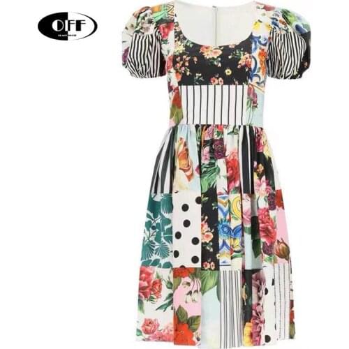 Designer Runway Party Mini Dresses For Women Traf Zevity Goblincore Floral Dot Elegant Chic Beach Vacation Ladies Dress Vestidos