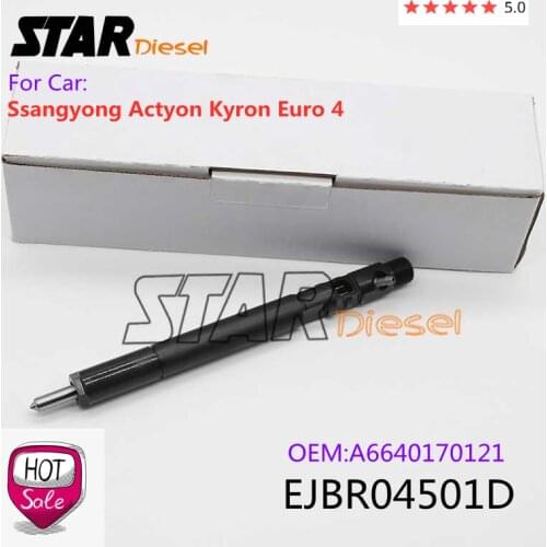 Euro 4 EJBR04501D OEM A6640170121 Common Rail Nozzle EJB R04501D EJBR0 4501D Injector For Ssangyong Actyon Kyron