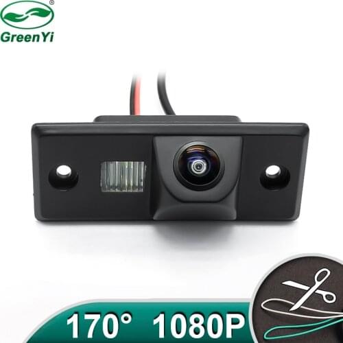 HD AHD 1080P MCCD Fisheye Lens Car Rear View Reverse Camera For VW SKODA FABIA SANTANA POLO TIGUAN TOUAREG PASSAT Android DVD